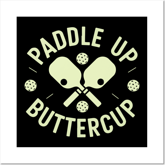 Paddle Up Buttercup Paddle rackets Paddle ball Paddles Wall Art by deafcrafts